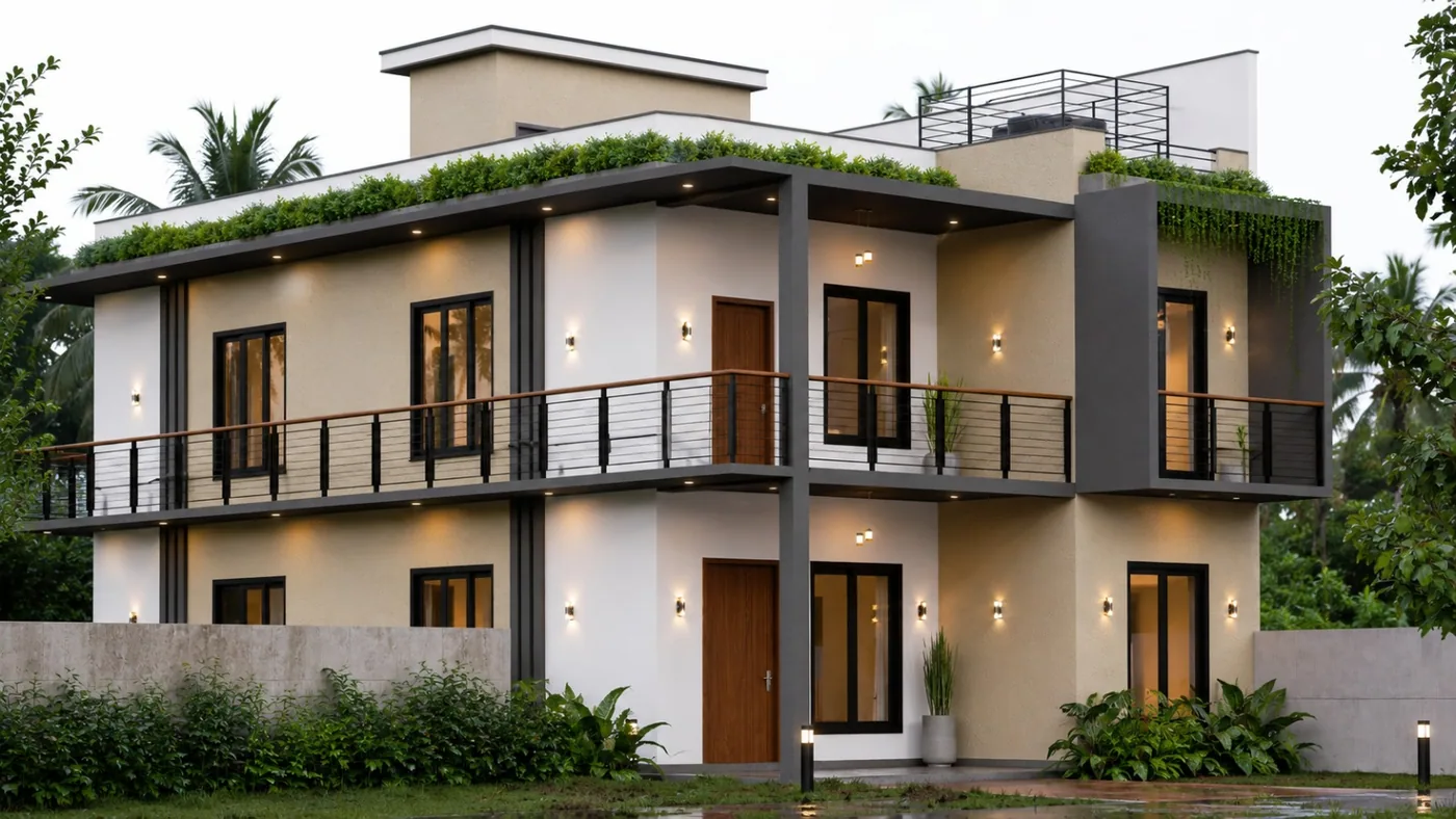 10 perch Wattala house plan case study by Structa Engineering - figure 4
