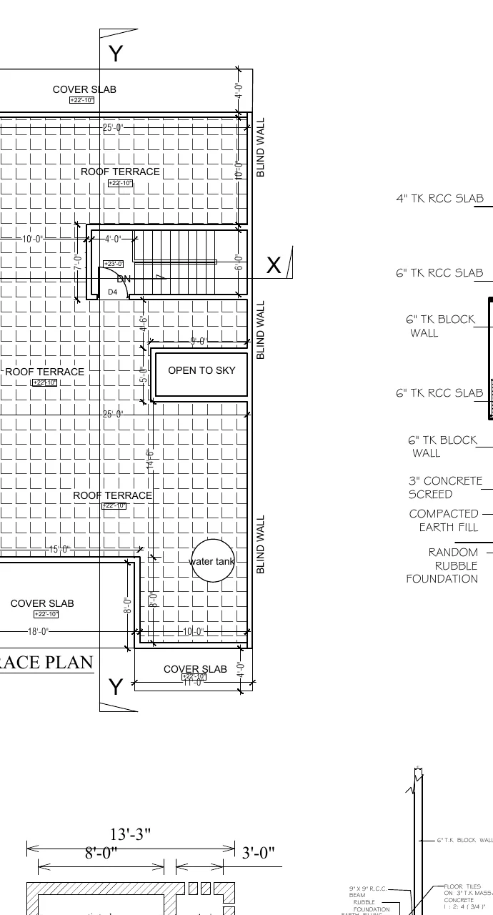 10 perch Wattala house plan case study by Structa Engineering - figure 12