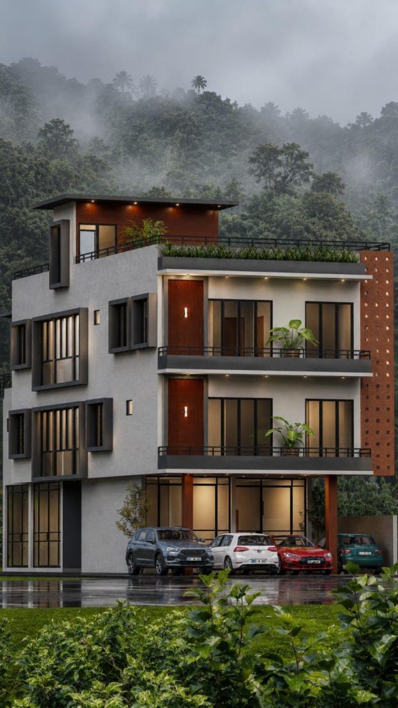 Hillside Apartment Residence Design for Kandy — image-led architectural design reference by Structa Engineering