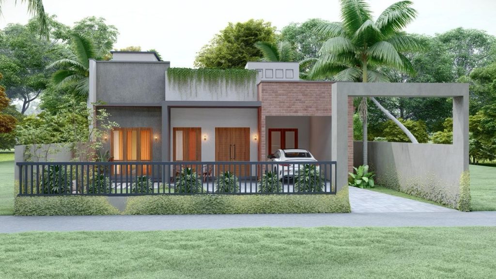Single Storey Tropical Veranda Home Design for Horana — image-led architectural design reference by Structa Engineering