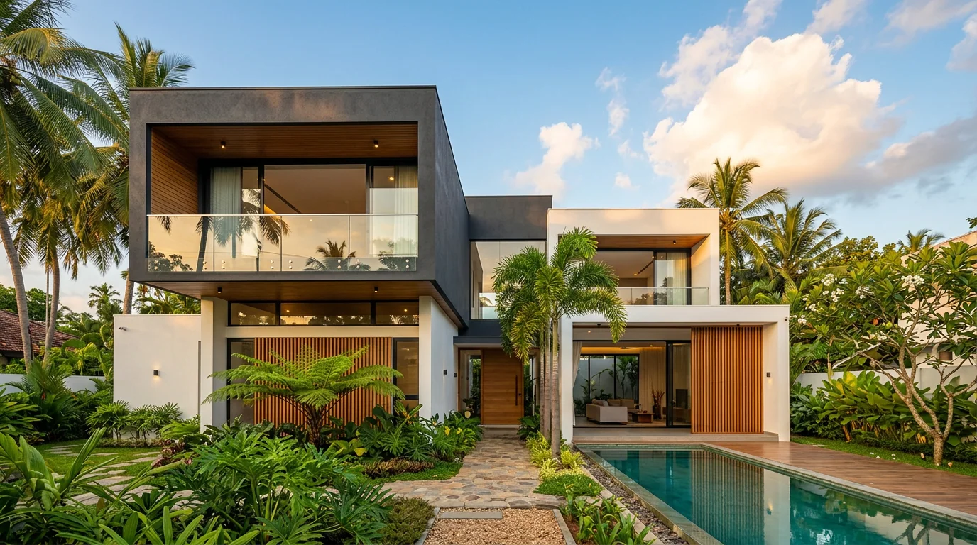 Tropical modern residence