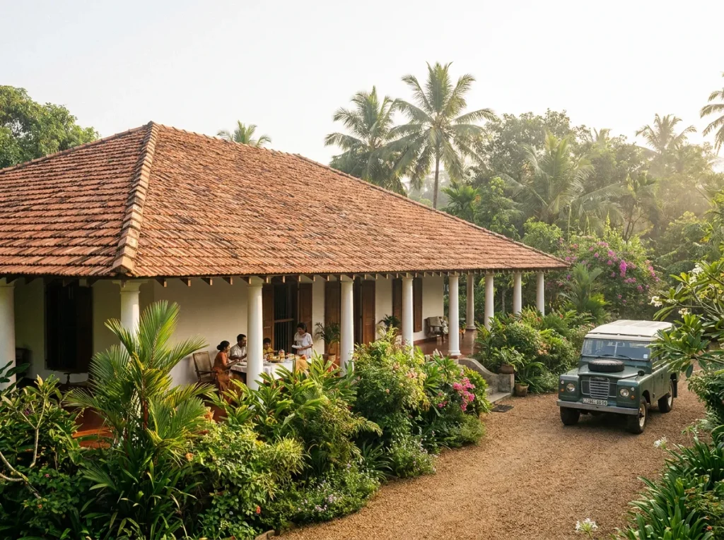 Single Storey Veranda Home Design for Battaramulla — image-led architectural design reference by Structa Engineering