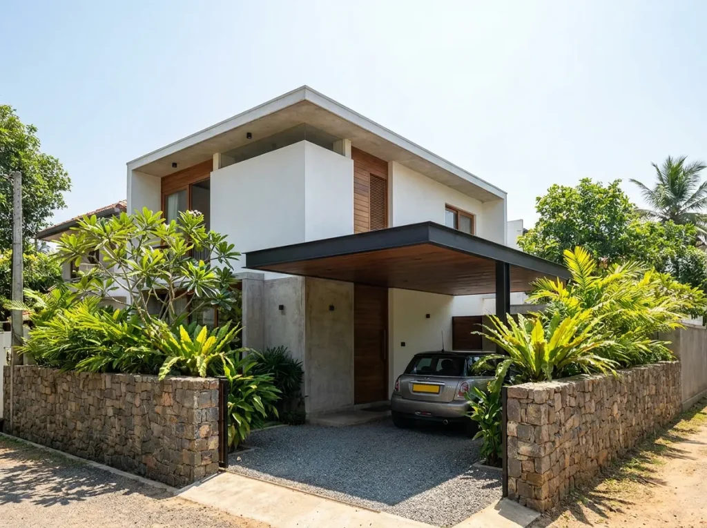 Compact Modern House Design for Malabe — image-led architectural design reference by Structa Engineering