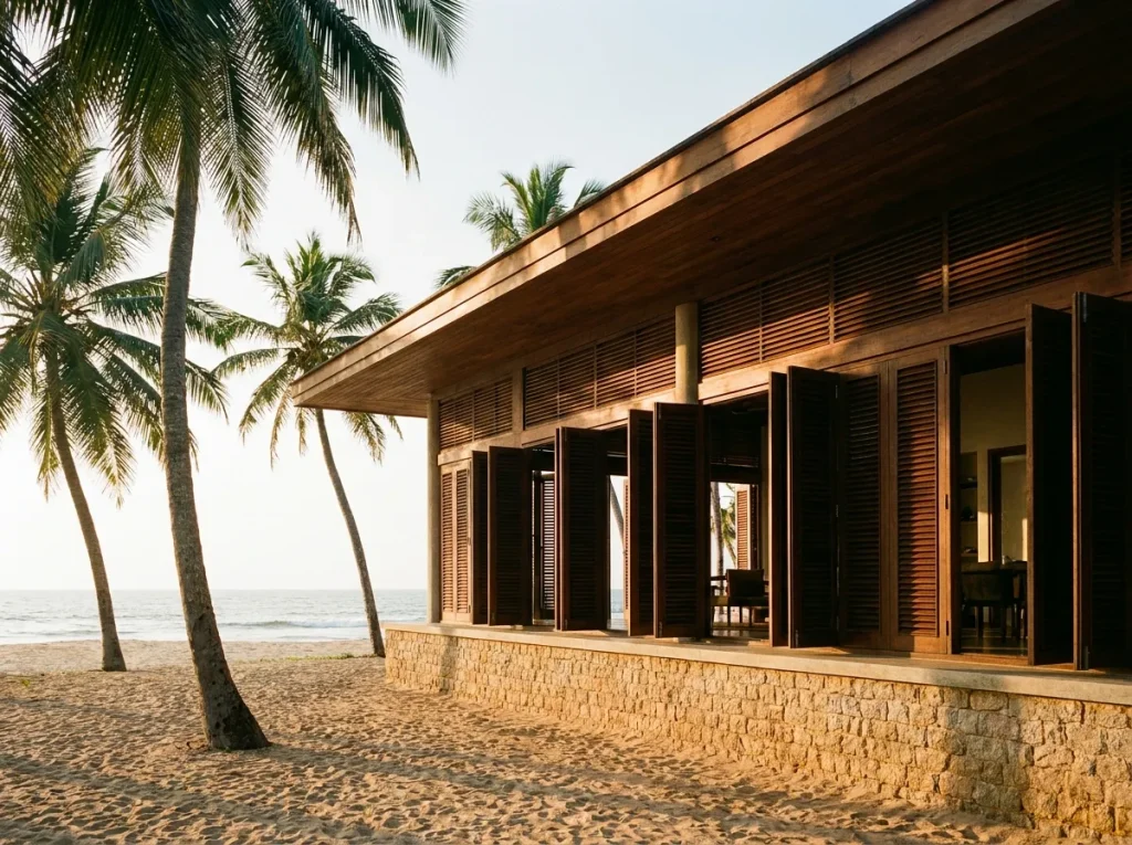 Coastal House with Deep Overhangs Design for Galle — image-led architectural design reference by Structa Engineering