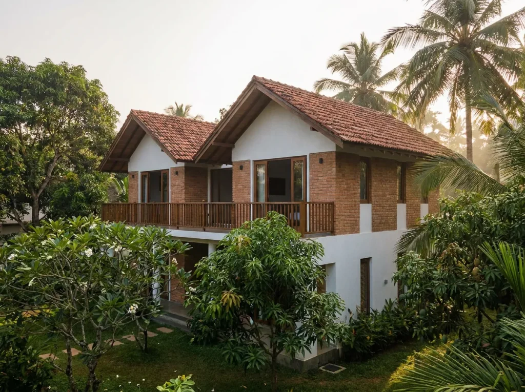 Twin Gable Family House Design for Kadawatha — image-led architectural design reference by Structa Engineering