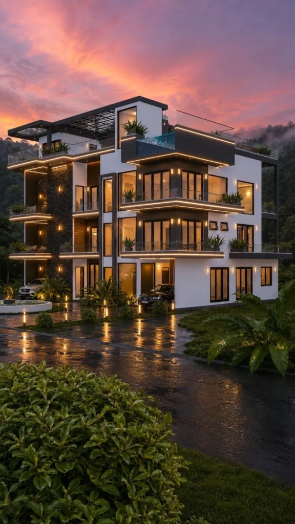 Super Luxury House Design in Kandy: How a 10,277 sq ft Hillside Residence Was Built Into the Slope by Structa Engineering