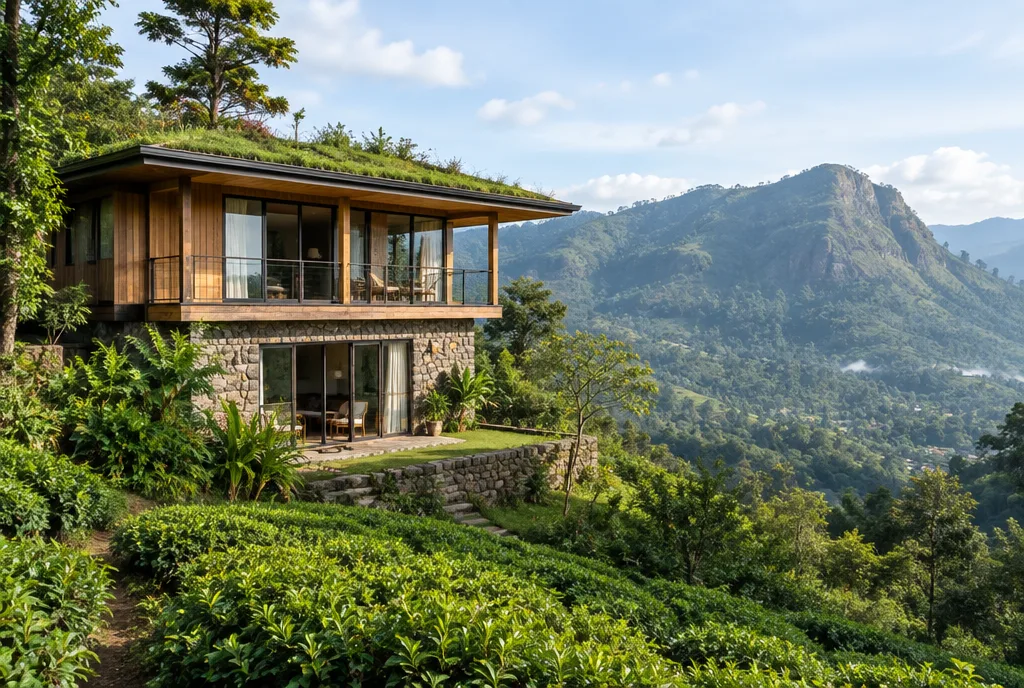 Eco Mountain Retreat Design for Ella concept image in Ella, Sri Lanka