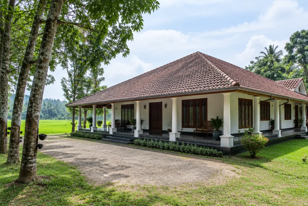 Estate Style Home Design for Padukka exterior house design by Structa Engineering
