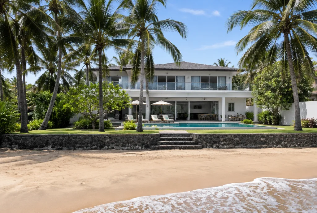 Beach Villa Design for Wadduwa exterior house design by Structa Engineering