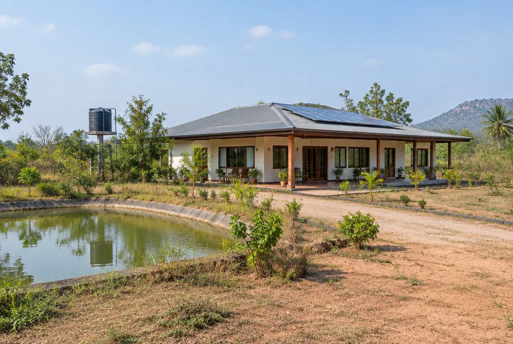 Dry Zone Farm Home Design for Anamaduwa image-led design concept in Anamaduwa, Sri Lanka