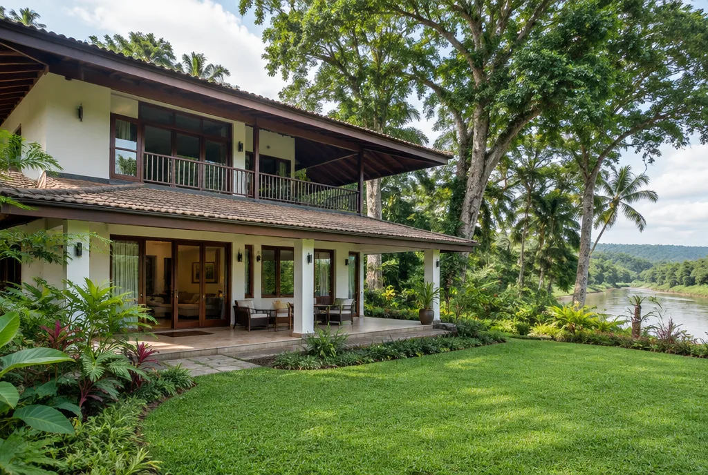 Garden View Home Design for Peradeniya, Sri Lanka — illustrative house design reference