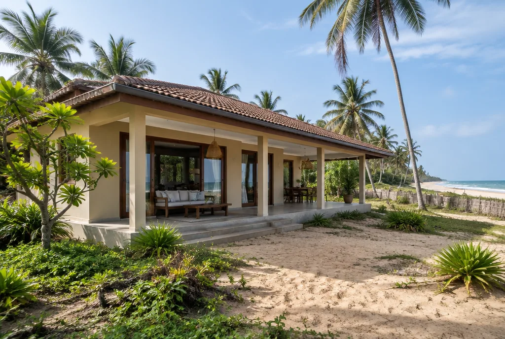 Turtle Coast Villa Design for Kosgoda, Sri Lanka — illustrative house design reference