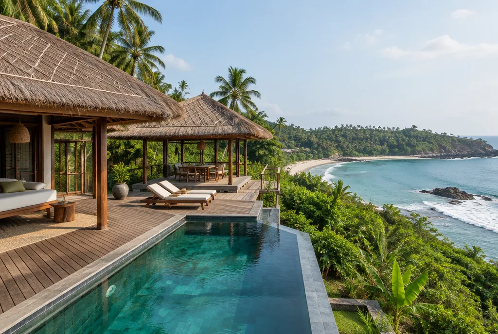 Horseshoe Bay Surf House Design for Hiriketiya, Sri Lanka — illustrative house design reference
