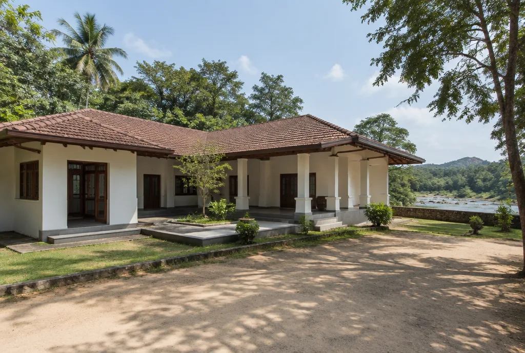 Pilgrim Town Family Home Design for Kataragama, Sri Lanka — illustrative house design reference