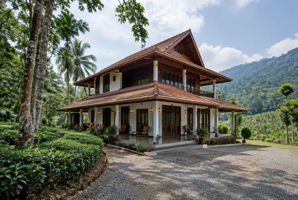 Rainforest Edge Home Design for Akuressa, Sri Lanka — illustrative house design reference