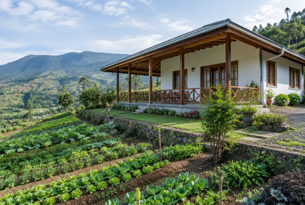 Vegetable Valley House Design for Welimada, Sri Lanka — illustrative house design reference