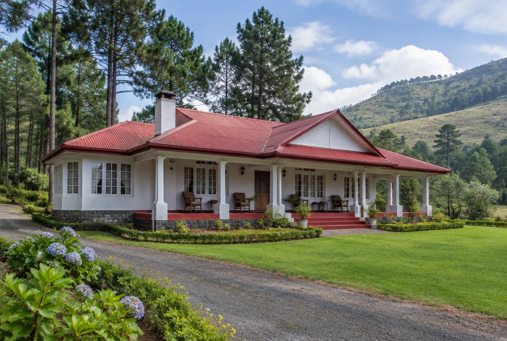Hill Bungalow Design for Diyatalawa exterior house design by Structa Engineering