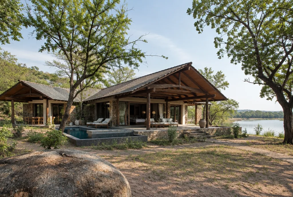 Jungle Lodge Home Design for Habarana exterior house design by Structa Engineering