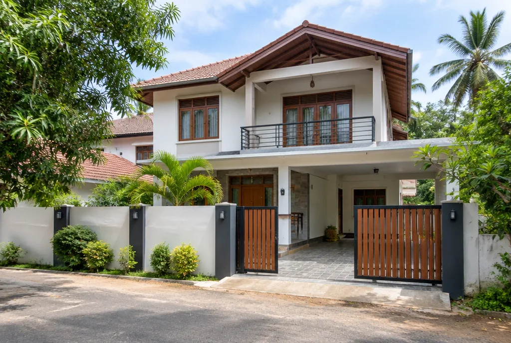 Suburban Family House Design for Mulleriyawa exterior house design by Structa Engineering