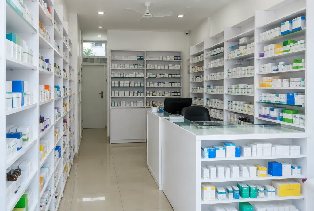 Pharmacy Interior Design for Colombo 08 exterior house design by Structa Engineering