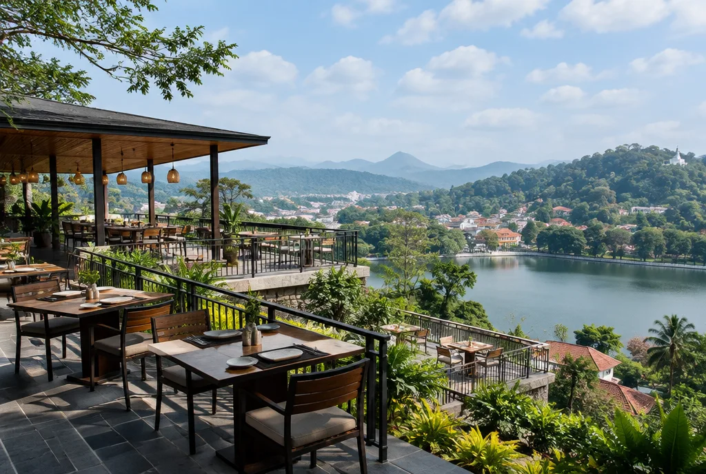 Hill Town Restaurant Design for Kandy exterior house design by Structa Engineering