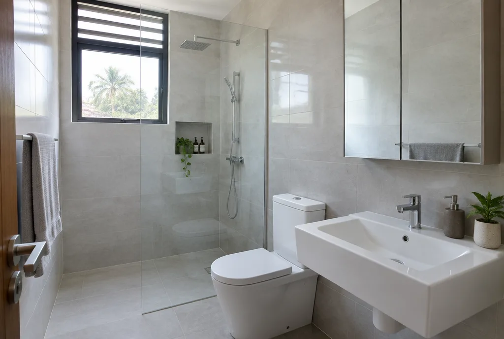 Compact Bathroom Design for Dehiwala, Sri Lanka — illustrative interior design reference
