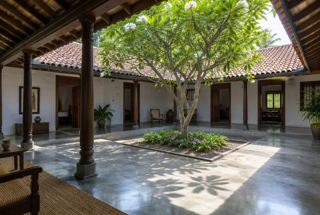 Courtyard House Interior Design for Kurunegala, Sri Lanka — illustrative interior design reference