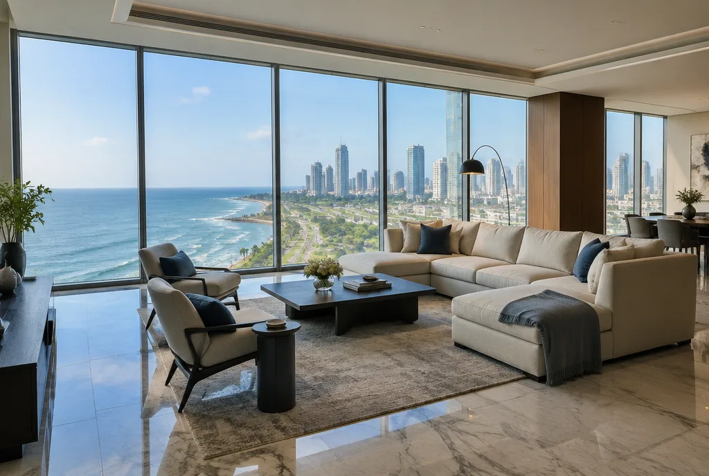 Apartment Living Room Design for Colombo 03, Sri Lanka — illustrative interior design reference