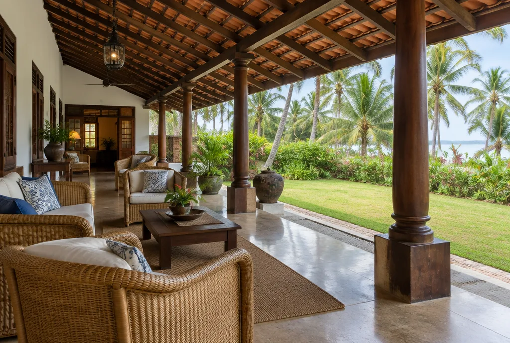Verandah Lounge Design for Kalutara, Sri Lanka — illustrative interior design reference