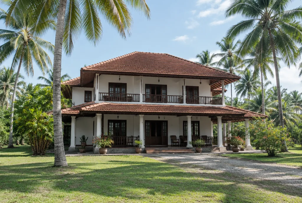 Coconut Estate Home Design for Chilaw exterior house design by Structa Engineering