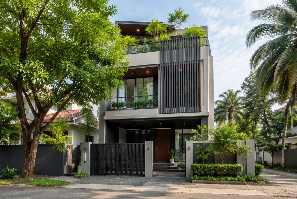 Contemporary townhouse design concept for Sri Jayawardenepura Kotte
