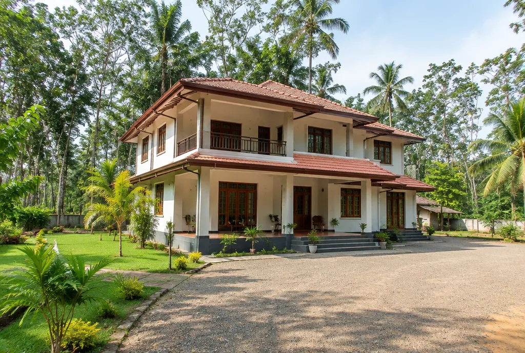 Rubber estate home design concept for Horana, Sri Lanka