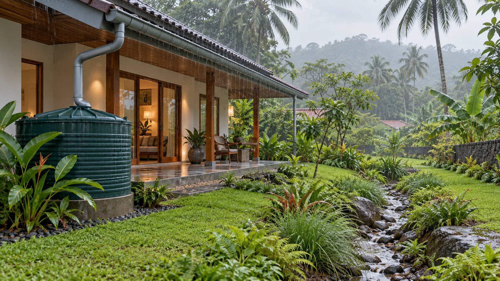 Rainwater Harvesting and House Drainage Planning in Sri Lanka